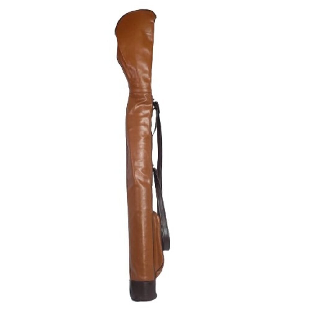 Unbranded Faux Leather Gun Slip Case with Shoulder Strap Carlisle Tan